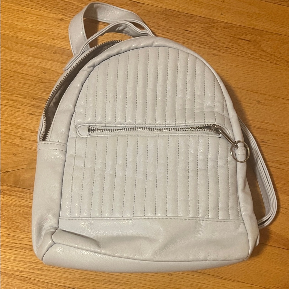 Wild Fable White Quilted Backpack